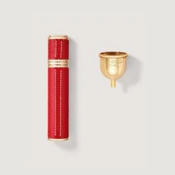 Creed Refillable Travel Perfume Atomizer 10ml - Gold/Red