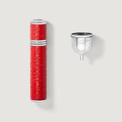 Creed Red With Silver Trim Pocket Atomizer