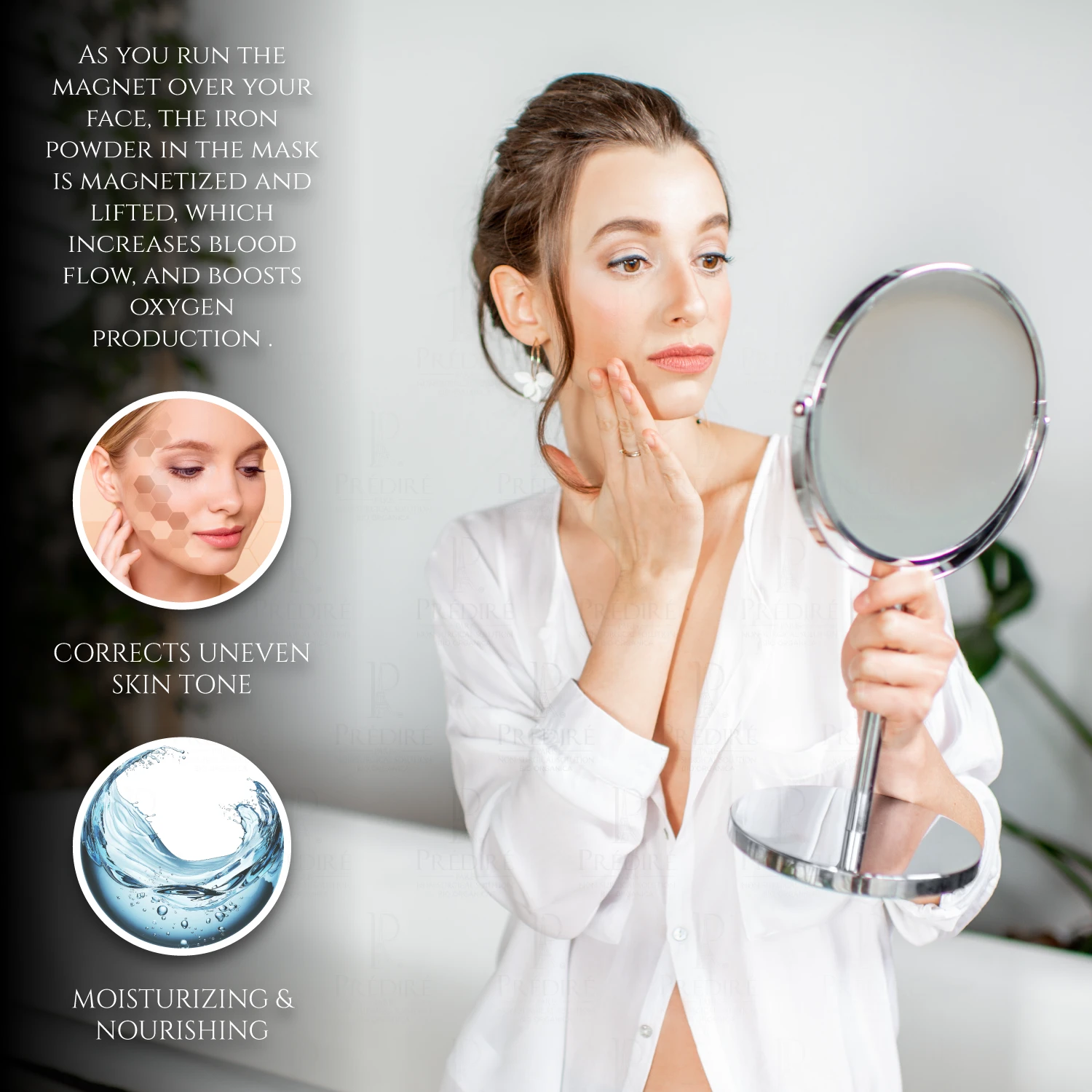 Golden Magnetic Mud Mask Rich Collagen & Oxygen Booster, 50ml 5 Golden Magnetic Mud Mask Rich Collagen & Oxygen Booster, 50ml - Image 5